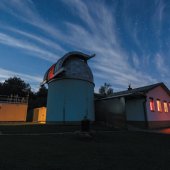 VIHORLATSKÁ HVEZDÁREŇ V HUMENNOM: Kupola observatória na Kolonickom sedle