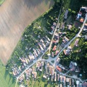 OBEC SILICKÁ BREZOVÁ: Letecký pohľad na obec Silická Brezová