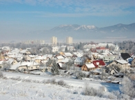 MESTO TURČIANSKE TEPLICE: Turčianske Teplice v zime